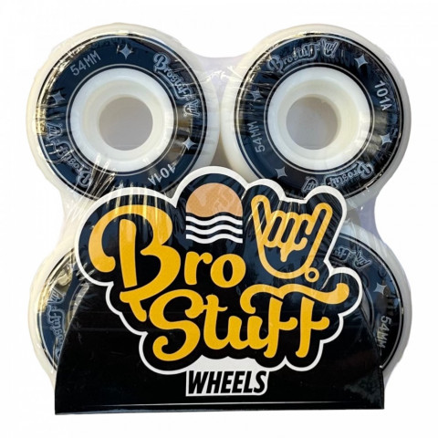 Колеса для скейтборда Bro Stuff Original Logo Black 101A 53мм