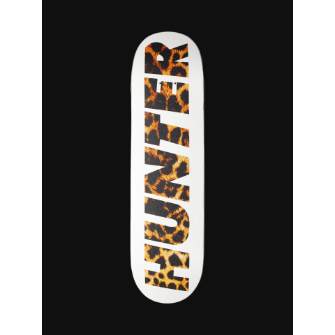 Дека для скейтборда Hunter Leopard White 8.25